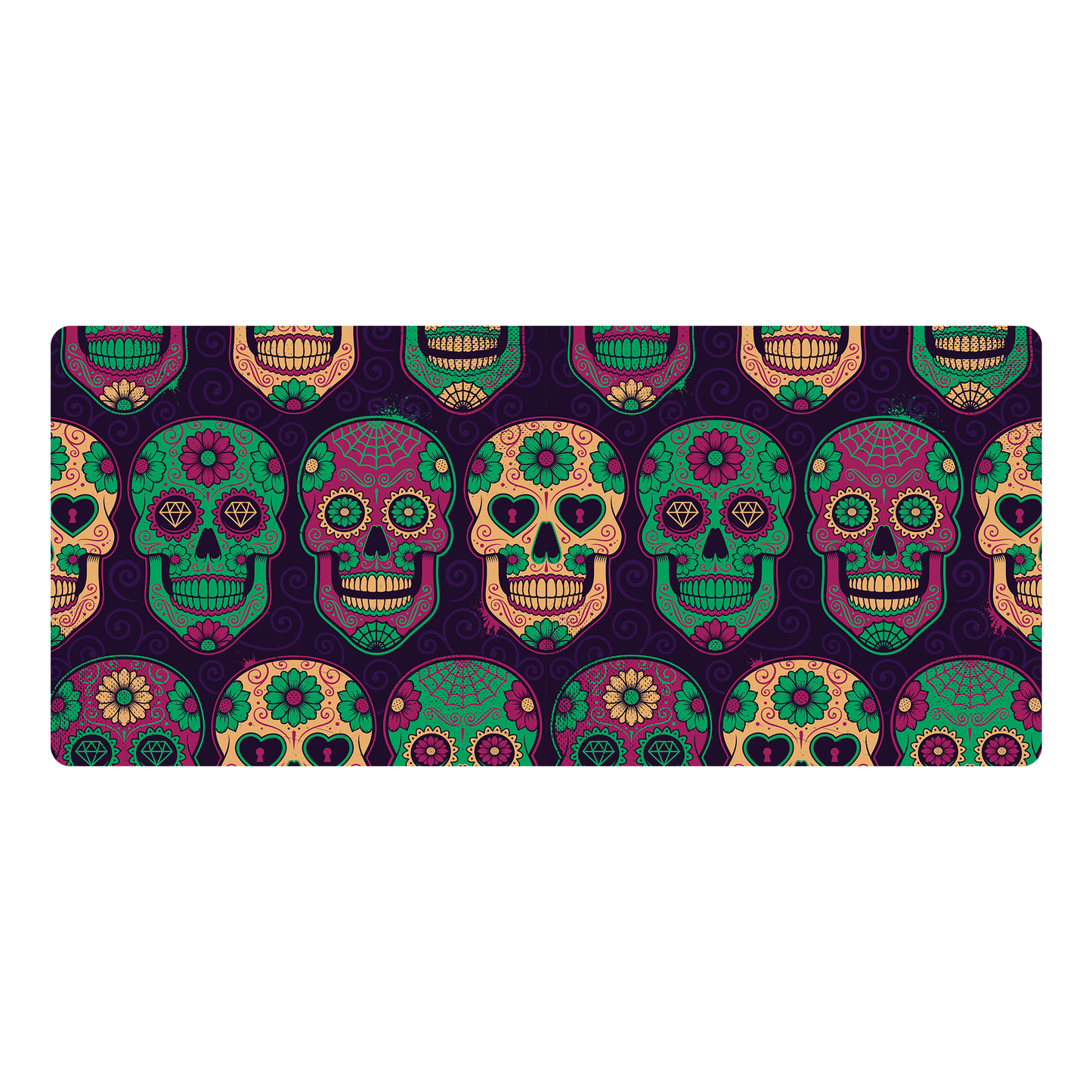 Día de Muertos - Purple - Mousepad