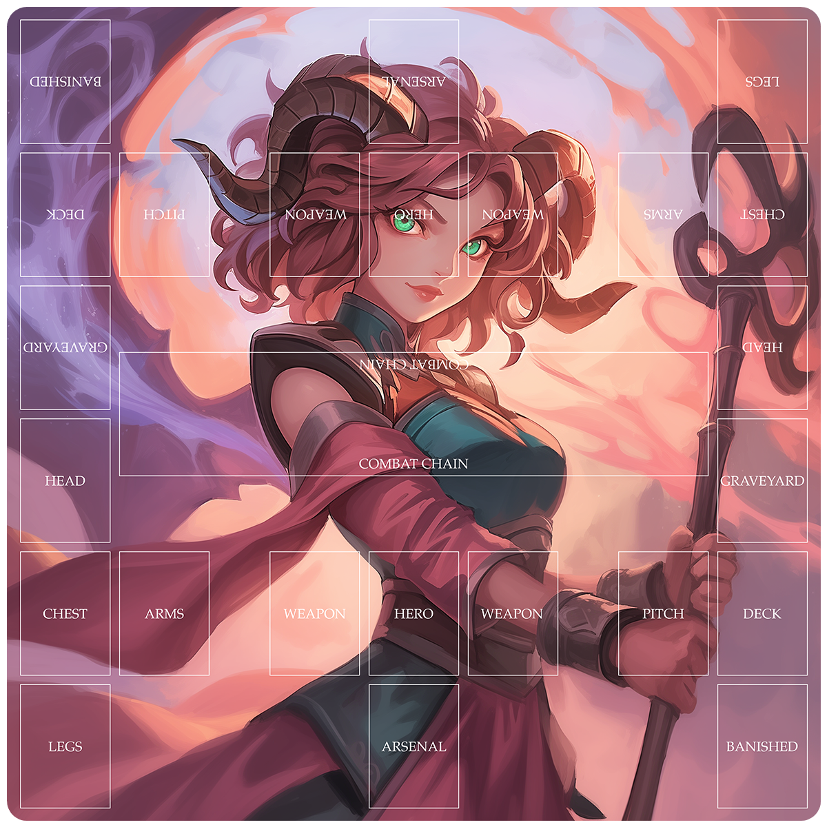 2Player Custom Playmat