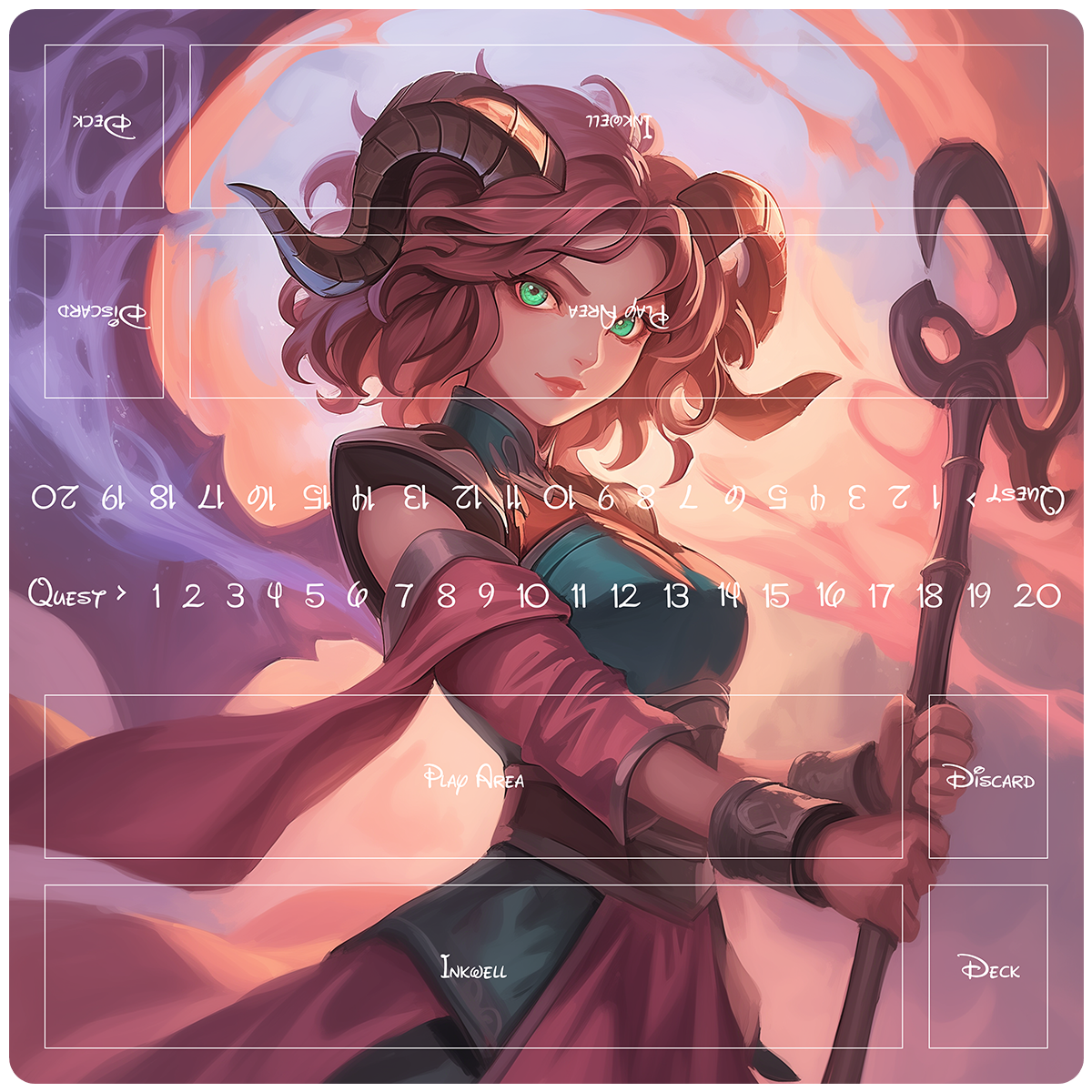 2Player Custom Playmat